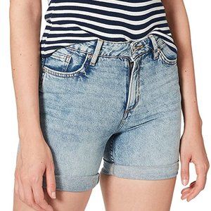 High-Waisted Denim Shorts